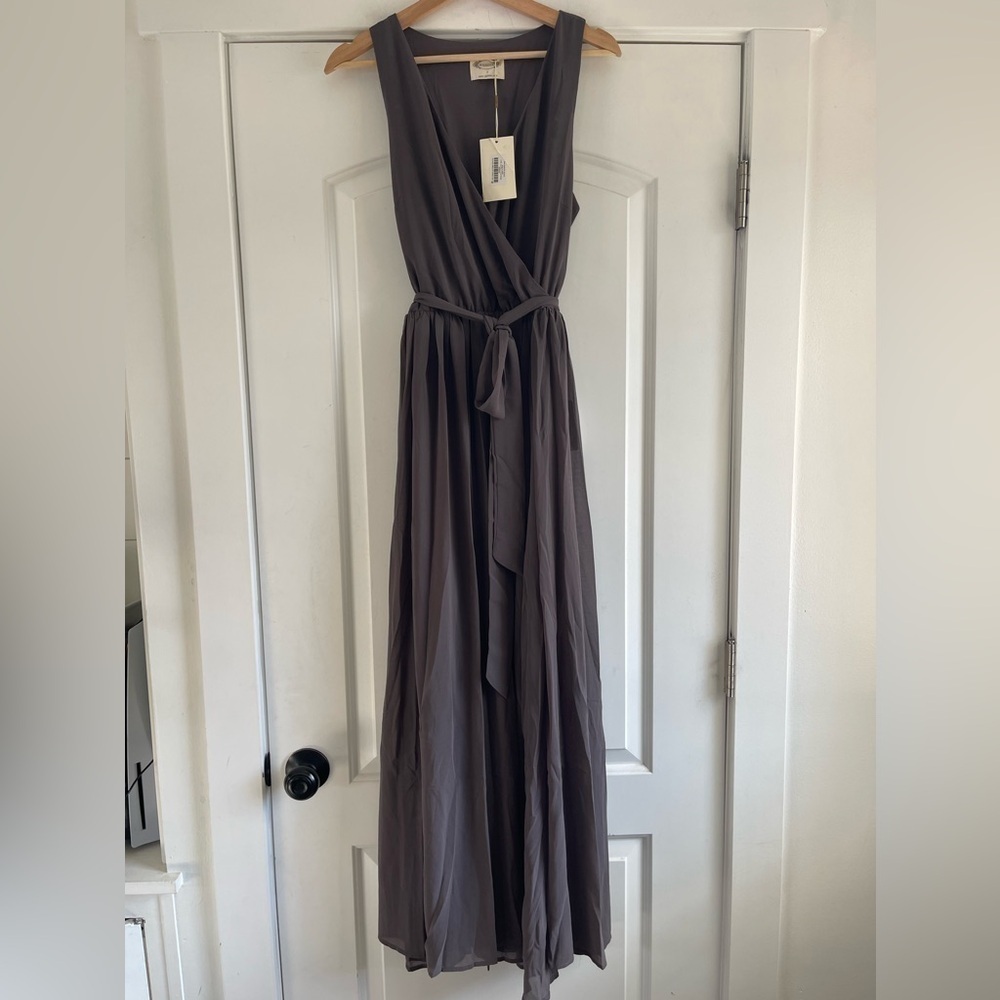 Joyfolie Miriam Dress Charcoal - S